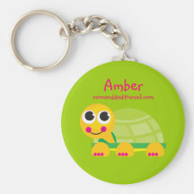 Schildkröte-Identifizierung Keychain Schlüsselband