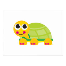 Schildkröte-Postkarte