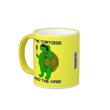 Schildkröte und der Haar-Becher Teehaferl