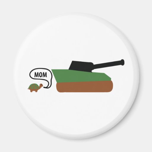 Schildkrötebehältermamma Kühlschrankmagnet