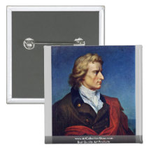 Schiller starb im Jahre 1805 Anstecknadelbutton