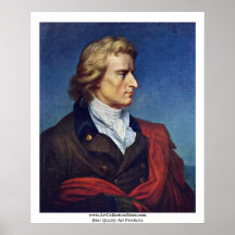 Schiller starb im Jahre 1805 Plakat