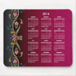 Schillernde Dame 2014 Kalender Mauspad