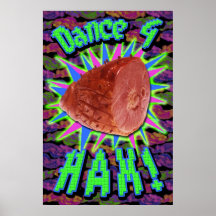 Schinken des Tanz-4!  Plakat