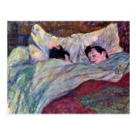 Schlafen durch Toulouse-Lautrec Postkarte