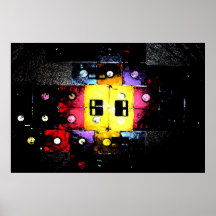 Schlaffes Mosaik Plakatdruck
