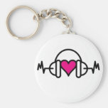 Schläge der Liebe Keychain Schlüsselbänder