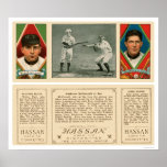 Schlagen gegen Yankee-Baseball 1912 Posterdrucke