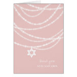 Schläger Mitzvah Glitzern-Davidsstern Foto danken  karten