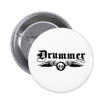 Schlagzeuger Button