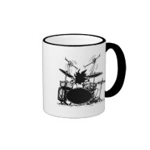 Schlagzeuger-Kaffeetasse