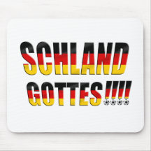Schland Gottes - Fussball Deutschland Mauspads