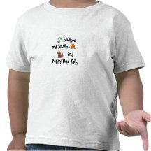 Schlangen und Schnecke- und WelpenhundeSchwänze…. Shirts