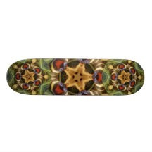 Schlangenhaut-Mandala - Skateboard Personalisierte Skateboards
