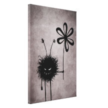 Schlechte Blumen-Wanzen-Vintager Leinwand-Druck Gespannter Galeriedruck