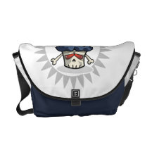 Schlechter kleiner Kuchen - Knochen Bote-Tasche Kuriertasche