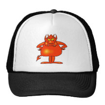 Schlechter roter Teufel Trucker Kappe