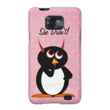 Schlechtes Penguin™ Klatsch-Mädchen Galaxy S2 Hüllen