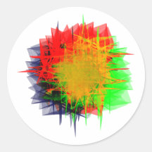 Schleier abstrakt veils abstract runder sticker