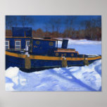Schlepper-Boot Plakat