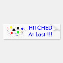 Schließlich HITCHED!!! Auto Sticker