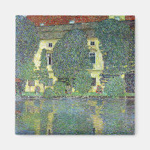Schloss beim Attersee durch Gustav Klimt Kühlschrankmagnete