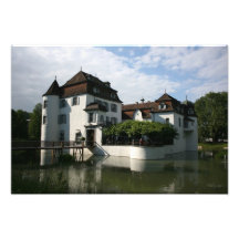 Schloss Bottmingen, Basel, die Schweiz Fotodruck