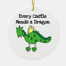 Schloss-Drache Ornament