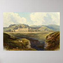 Schloss-Landschaftsdruck Posterdruck