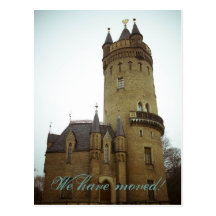Schloss • Neue Zuhause-Postkarte