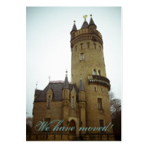 Schloss • Neues Zuhause Profilecard Visitenkartenvorlage