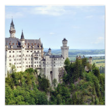 Schloss-Neuschwanstein-Bayern Deutschland Kunstfotos
