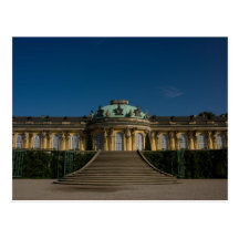 Schloss Sanssouci Postkarte - besonders angefertig