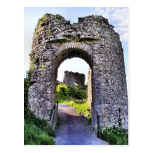 Schloss-Tor-Postkarte