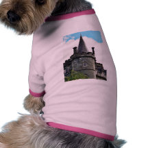 Schloss-Turm Hund Shirt