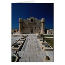 Schloss von Qaitbay, Alexandria, Ägypten Grußkarten