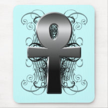 "Schlüssel des Lebens (Ankh)" im Chrom Mousepad