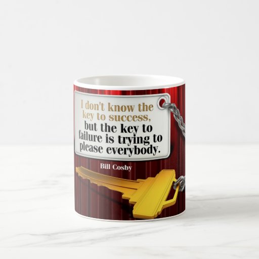 Schlüssel zum inspirierend Becher des Ausfalls Kaffeetasse