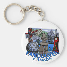 Schlüsselketten-Vancouver-Andenken Vancouvers Kana Schlüsselband