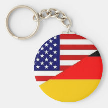 Schlüsselring der deutschen amerikanischen Freunds Schlüsselanhänger
