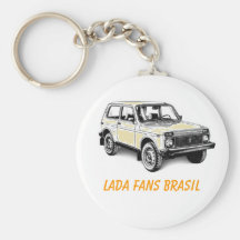 SCHLÜSSELRING LADA FANS BRASILIEN SCHLÜSSELANHÄNGER