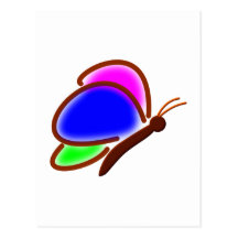 Schmetterling butterfly postkarte