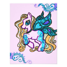 Schmetterling Hennastrauch-Pony inv Einladungen