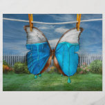 Schmetterling - Morpho - ich hasse ihn wenn der Fa Vollfarbige Flyer