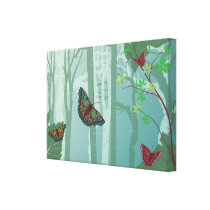 Schmetterlings-Fantasie-Leinwand-Druck leinwanddrucke