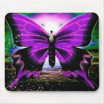 Schmetterlings-Graffiti 1 Mousepads