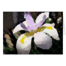 Schmetterlings-Iris Grußkarten