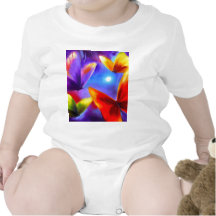 Schmetterlings-Parade-Malerei-Kunst - multi Baby Strampler