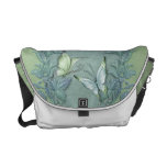 Schmetterlings-Pastell-Garten Kuriertasche