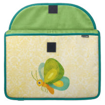 Schmetterlings-Rikscha-Klappen-Hülse MacBook Pro Sleeves
